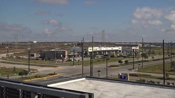 Weather camera view of Iowa Colony Police Department.