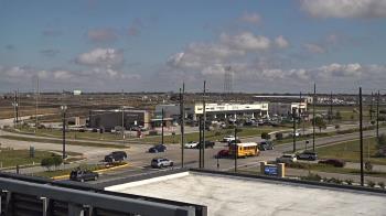 Weather camera view of Iowa Colony Police Department.