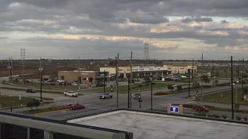 Weather camera view of Iowa Colony Police Department.