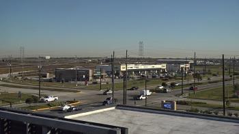 Weather camera view of Iowa Colony Police Department.