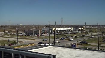 Weather camera view of Iowa Colony Police Department.