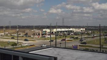 Weather camera view of Iowa Colony Police Department.