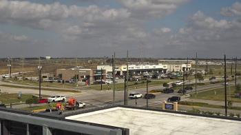 Weather camera view of Iowa Colony Police Department.