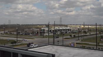 Weather camera view of Iowa Colony Police Department.