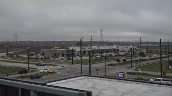 Weather camera view of Iowa Colony Police Department.