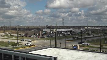 Weather camera view of Iowa Colony Police Department.