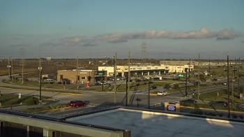 Weather camera view of Iowa Colony Police Department.