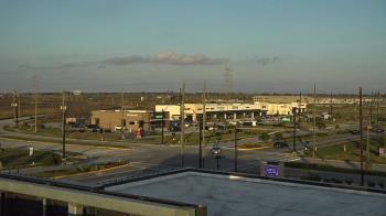 Weather camera view of Iowa Colony Police Department.