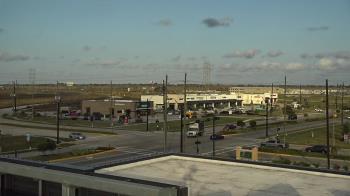 Weather camera view of Iowa Colony Police Department.