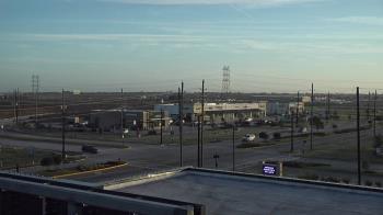 Weather camera view of Iowa Colony Police Department.