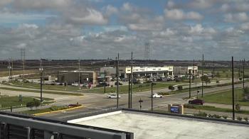 Weather camera view of Iowa Colony Police Department.