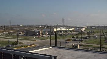Weather camera view of Iowa Colony Police Department.
