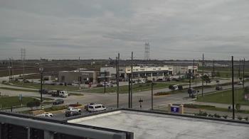 Weather camera view of Iowa Colony Police Department.