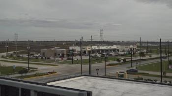 Weather camera view of Iowa Colony Police Department.