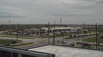 Weather camera view of Iowa Colony Police Department.