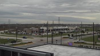 Weather camera view of Iowa Colony Police Department.