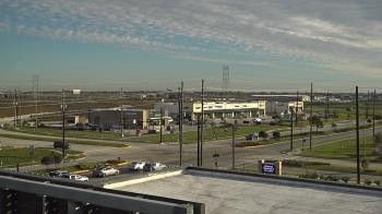 Weather camera view of Iowa Colony Police Department.