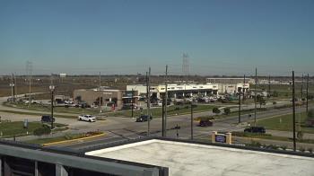 Weather camera view of Iowa Colony Police Department.