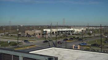 Weather camera view of Iowa Colony Police Department.