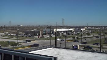 Weather camera view of Iowa Colony Police Department.