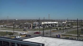Weather camera view of Iowa Colony Police Department.