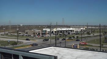 Weather camera view of Iowa Colony Police Department.