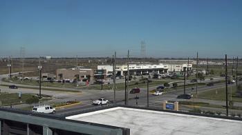 Weather camera view of Iowa Colony Police Department.