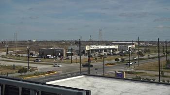 Weather camera view of Iowa Colony Police Department.