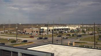 Weather camera view of Iowa Colony Police Department.