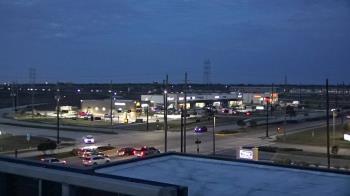 Weather camera view of Iowa Colony Police Department.