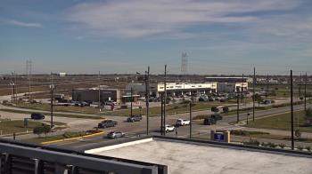 Weather camera view of Iowa Colony Police Department.