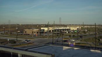 Weather camera view of Iowa Colony Police Department.
