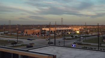 Weather camera view of Iowa Colony Police Department.