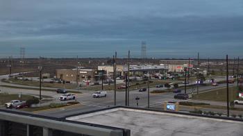 Weather camera view of Iowa Colony Police Department.