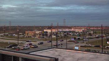 Weather camera view of Iowa Colony Police Department.