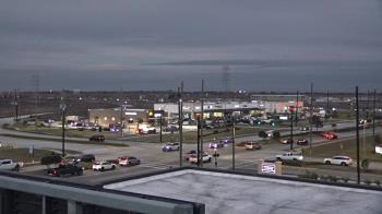 Weather camera view of Iowa Colony Police Department.