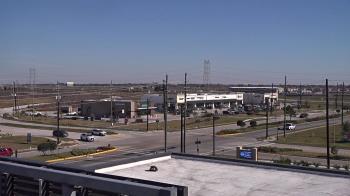 Weather camera view of Iowa Colony Police Department.