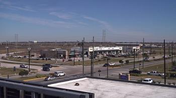 Weather camera view of Iowa Colony Police Department.