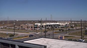 Weather camera view of Iowa Colony Police Department.