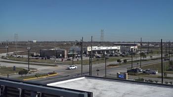 Weather camera view of Iowa Colony Police Department.