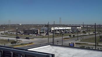 Weather camera view of Iowa Colony Police Department.