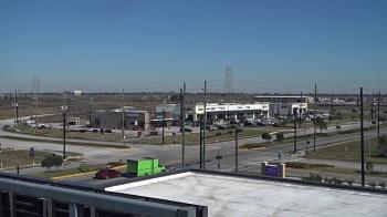 Weather camera view of Iowa Colony Police Department.