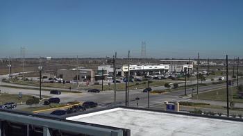 Weather camera view of Iowa Colony Police Department.
