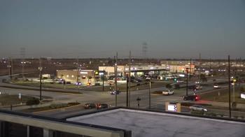 Weather camera view of Iowa Colony Police Department.