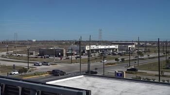 Weather camera view of Iowa Colony Police Department.