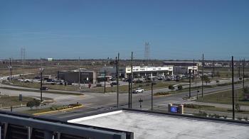 Weather camera view of Iowa Colony Police Department.