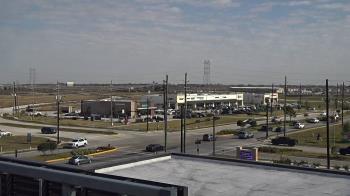 Weather camera view of Iowa Colony Police Department.