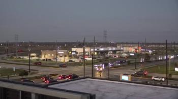 Weather camera view of Iowa Colony Police Department.