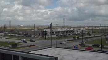 Weather camera view of Iowa Colony Police Department.