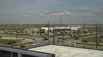 Weather camera view of Iowa Colony Police Department.